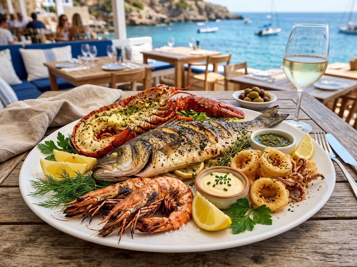 Fresh Seafood Specialties at Al Miqat